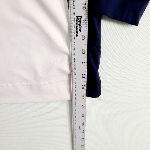 FJ Foot Joy Sport 1/4 Zip Pullover Men XL Blue White Green Long Sleeve BCC Logo - Picture 8 of 11